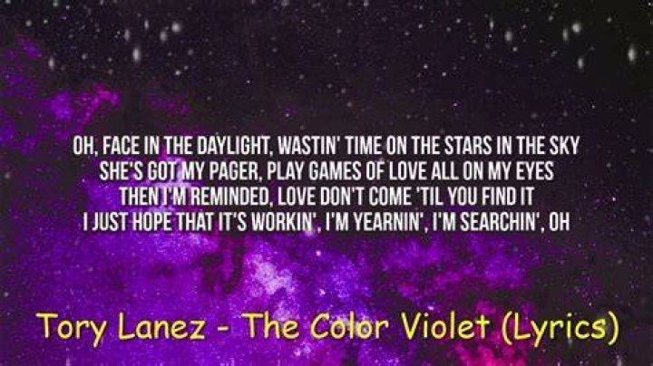 Tory Lanez - The Color Violet Lyrics Meaning