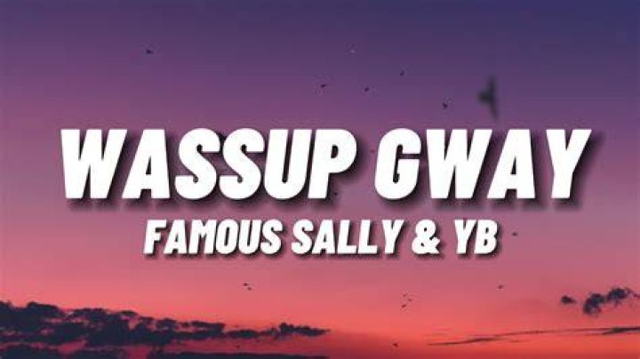Wassup gway famous sally b lyrics