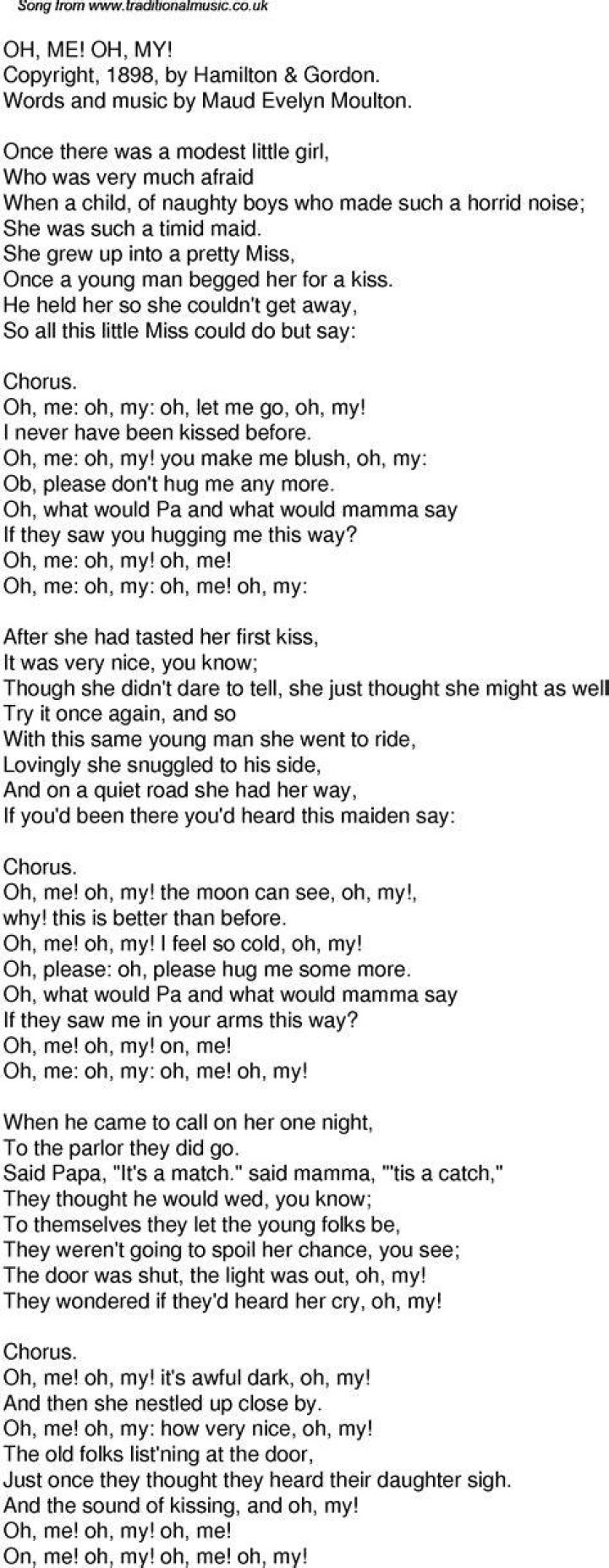 Way oh way oh oh oh oh lyrics