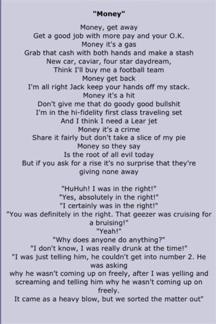 We aint got no money honey lyrics