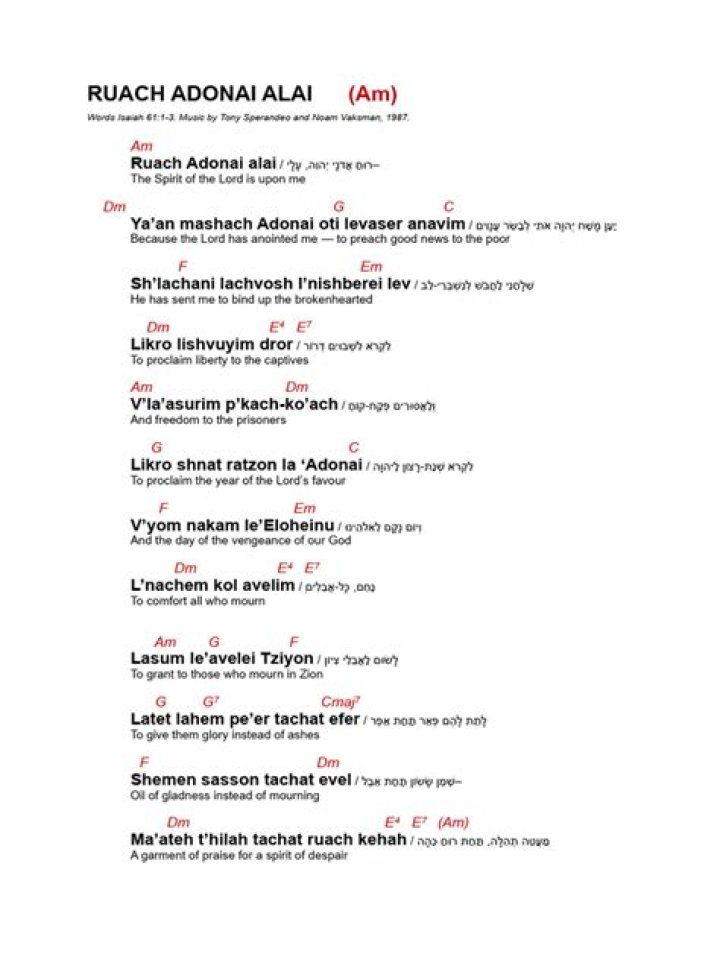 What is adonai lyrics