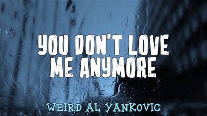 You dont have to love me anymore lyrics
